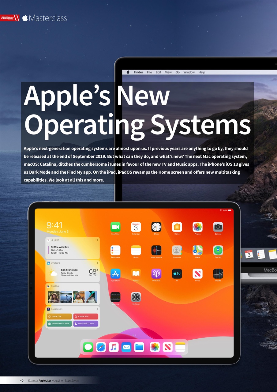 Essential Apple User Preview Pages