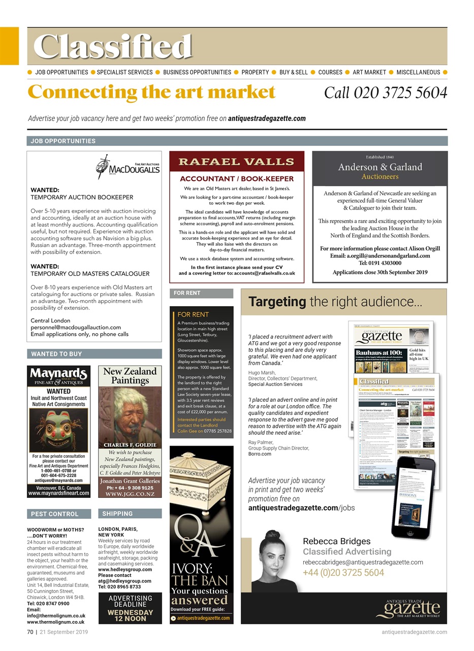 Antiques Trade Gazette Preview Pages