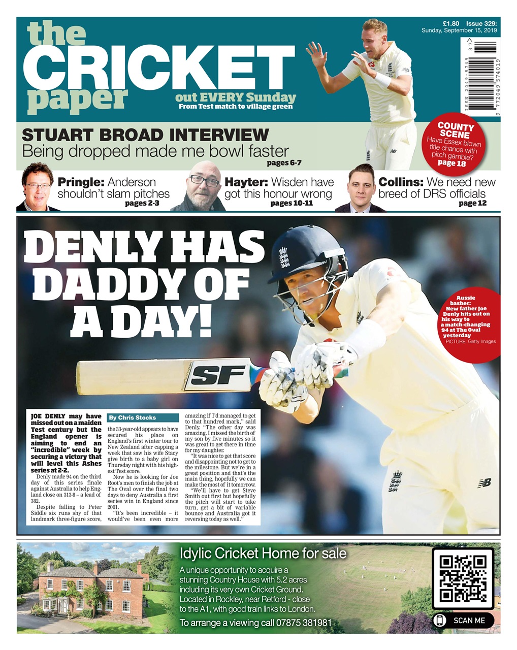 The Cricket Paper Preview Pages