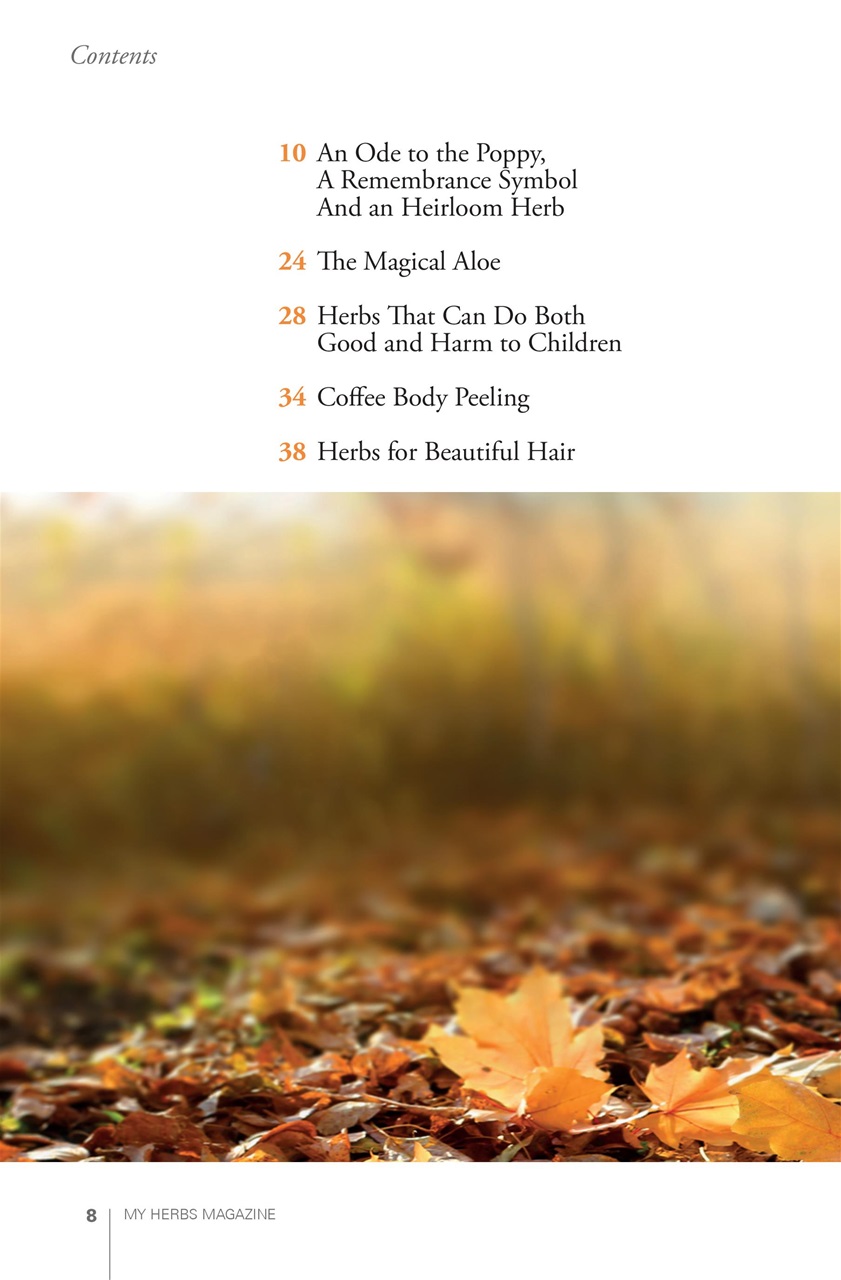 My Herbs Magazine Preview Pages