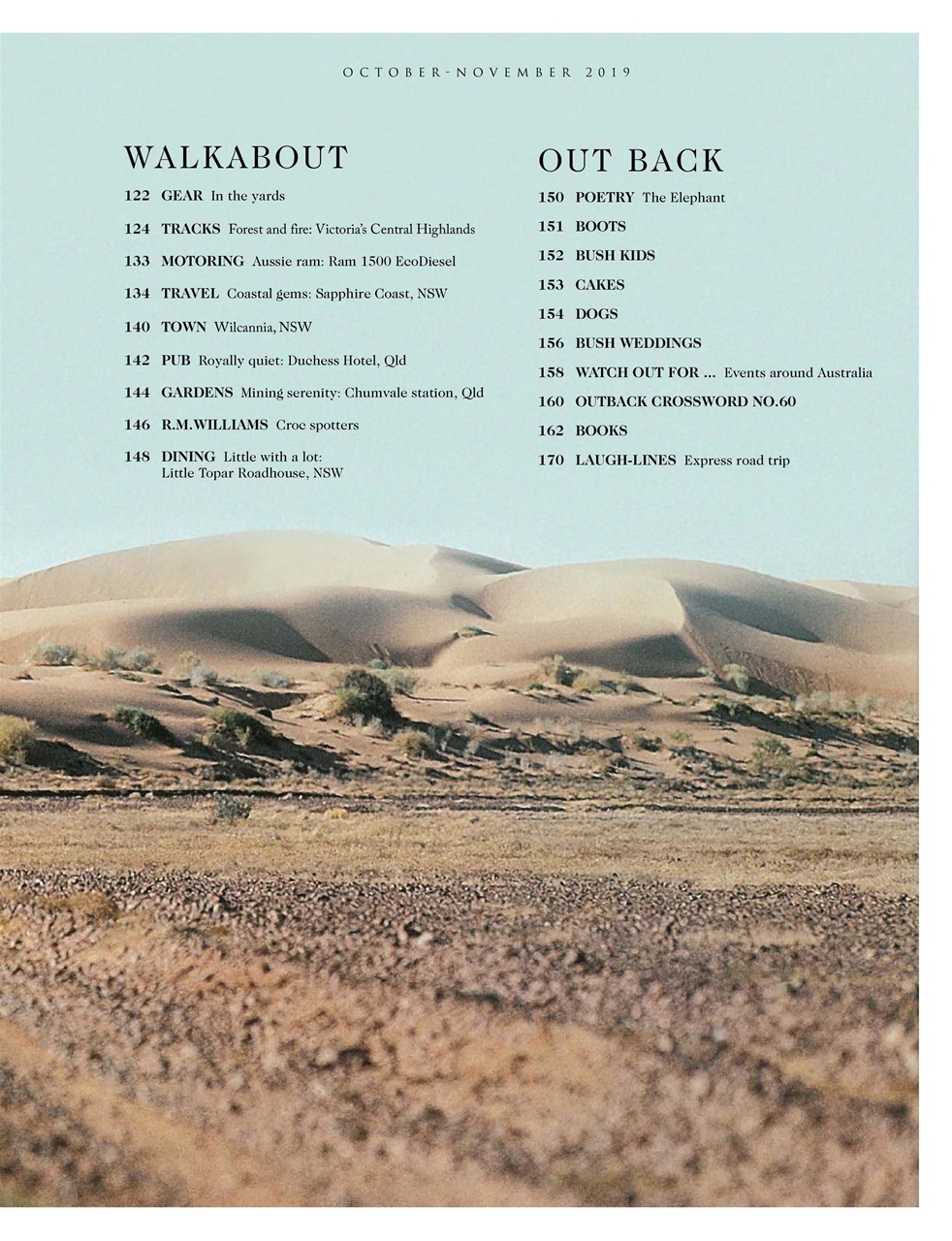 OUTBACK Magazine Preview Pages