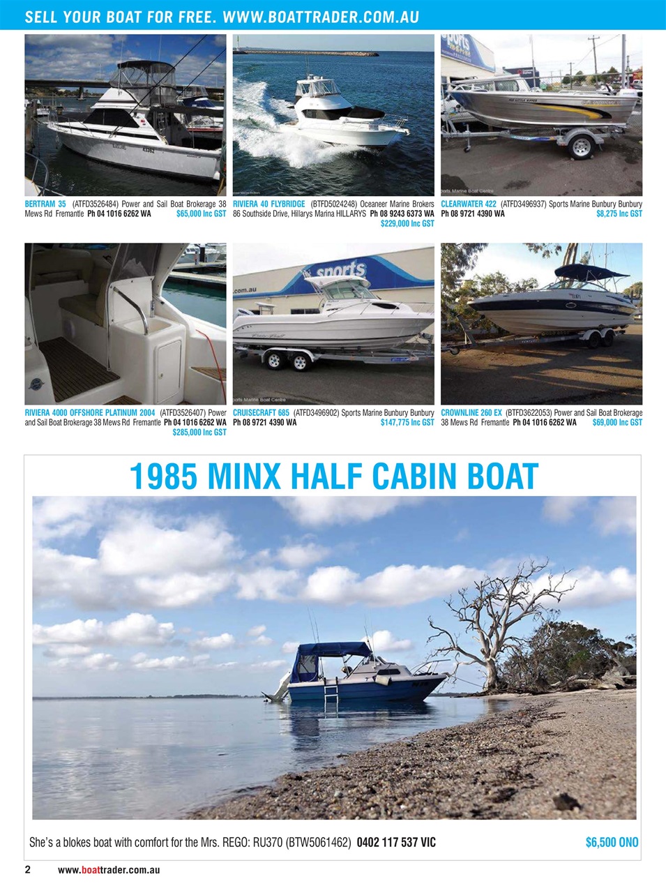 Boat Trader Australia Preview Pages