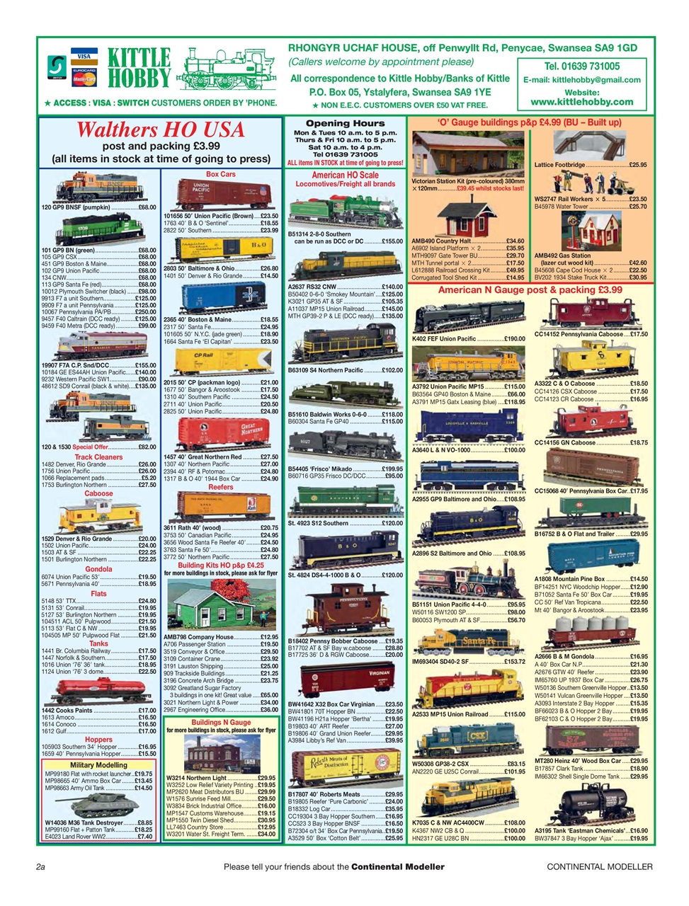 Continental Modeller Preview Pages