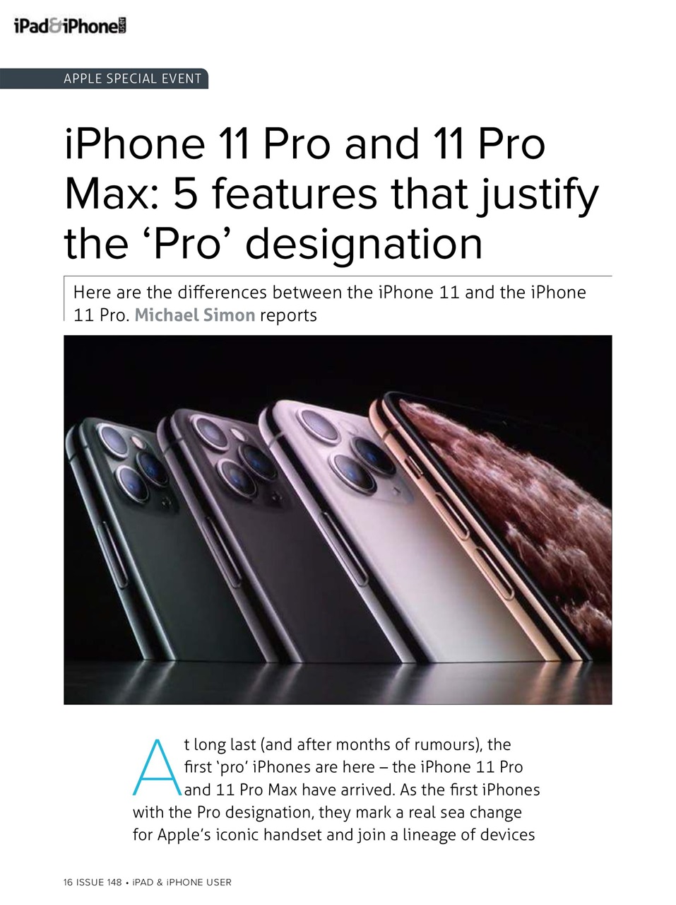 iPad and iPhone User Preview Pages