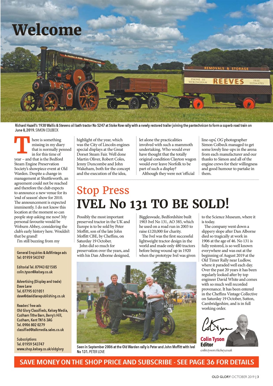 Old Glory Magazine Preview Pages