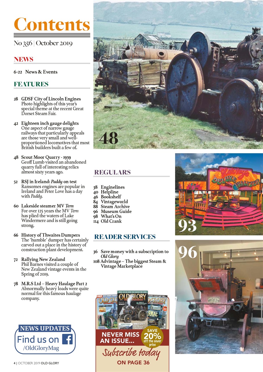 Old Glory Magazine Preview Pages