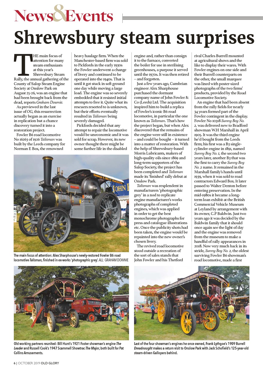 Old Glory Magazine Preview Pages