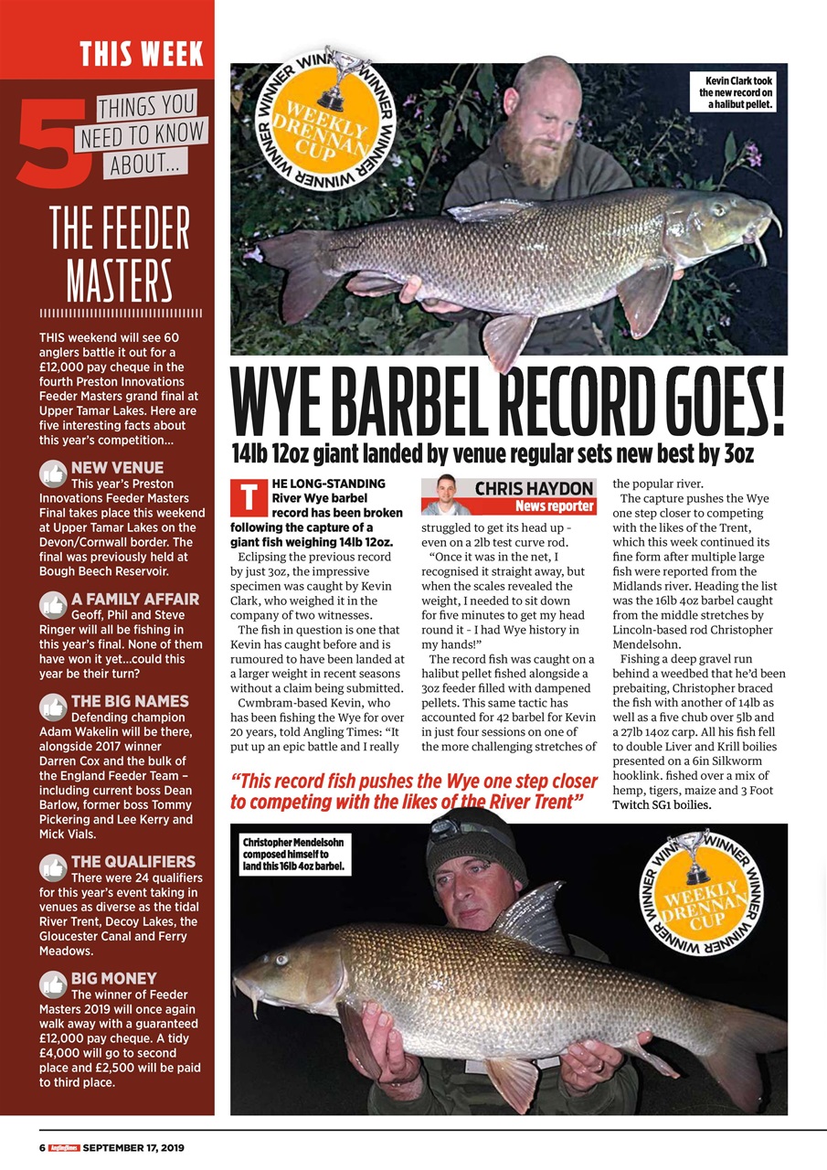 Angling Times Preview Pages