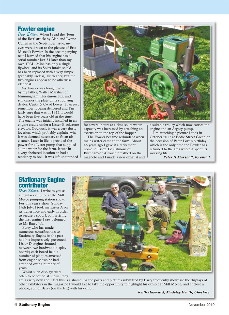 Stationary Engine Preview Pages