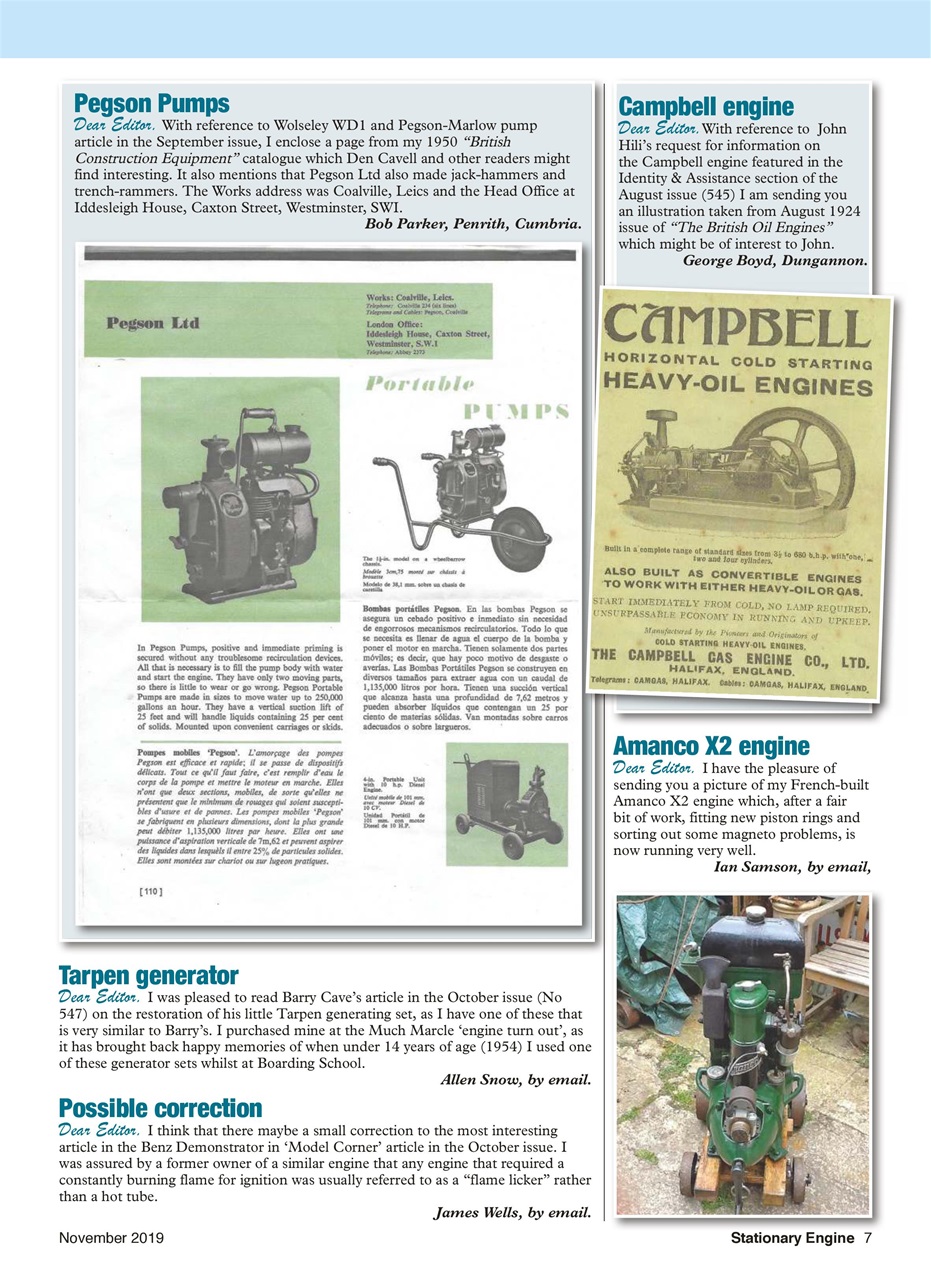 Stationary Engine Preview Pages