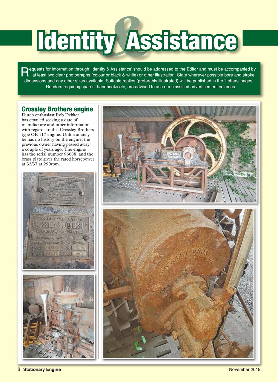 Stationary Engine Preview Pages