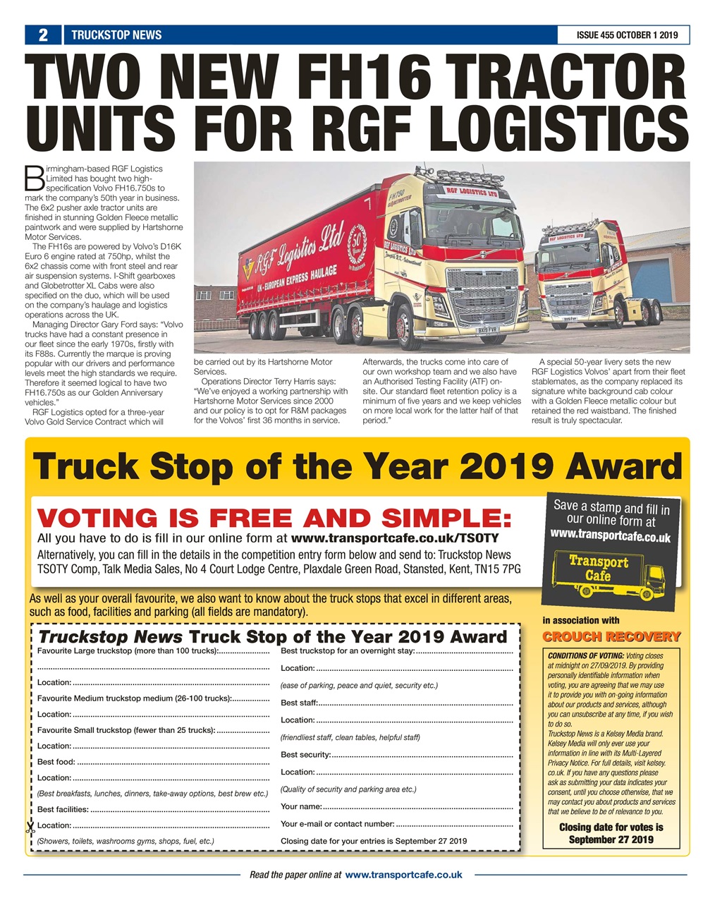 Truckstop News Preview Pages