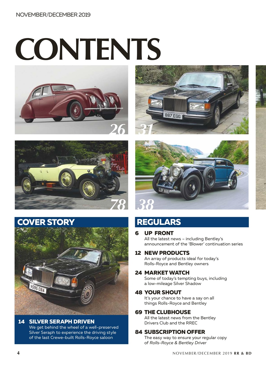 Rolls-Royce & Bentley Driver Preview Pages