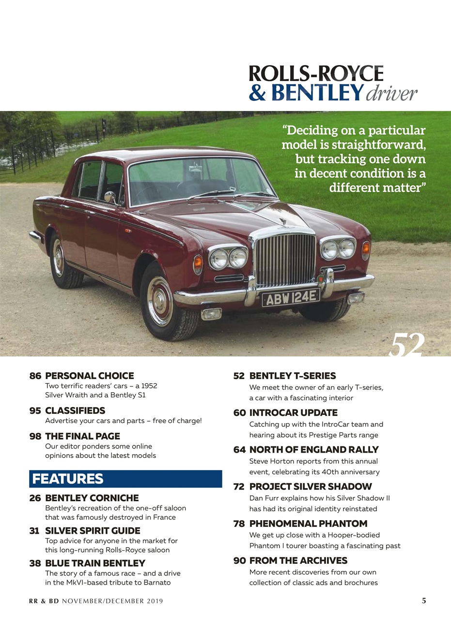 Rolls-Royce & Bentley Driver Preview Pages