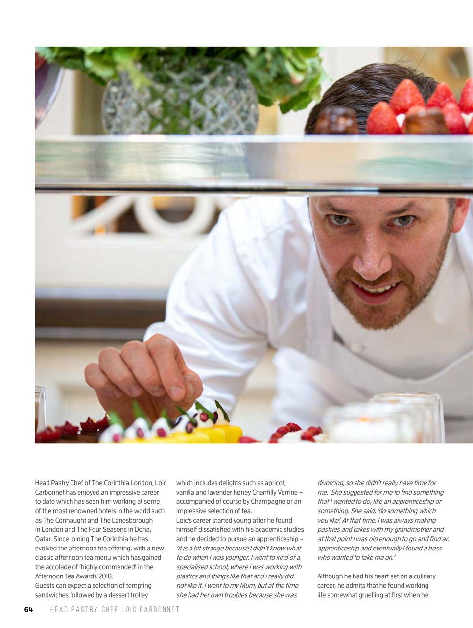 Chef & Restaurant Magazine Preview Pages