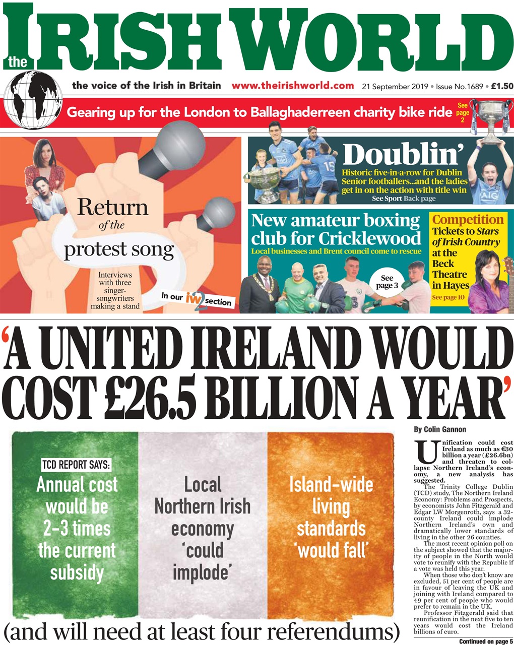 Irish World Preview Pages