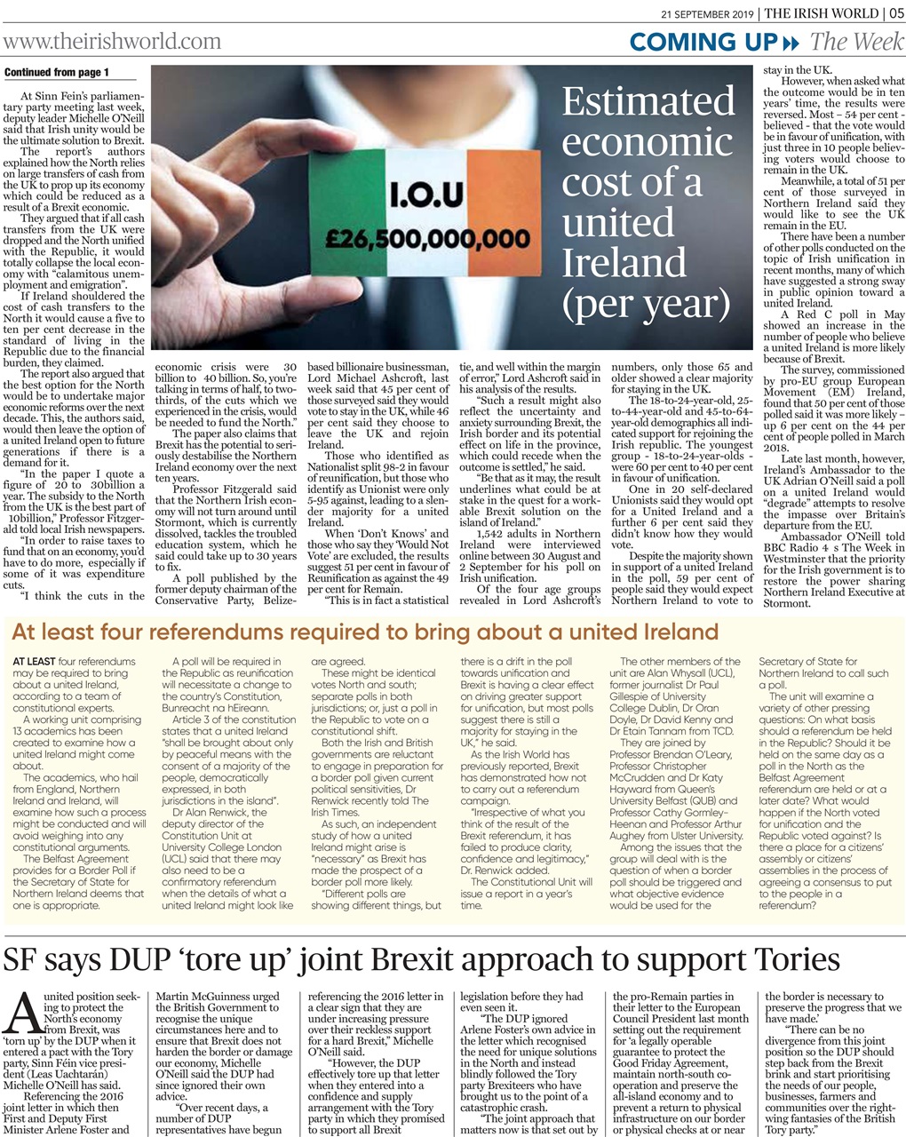 Irish World Preview Pages