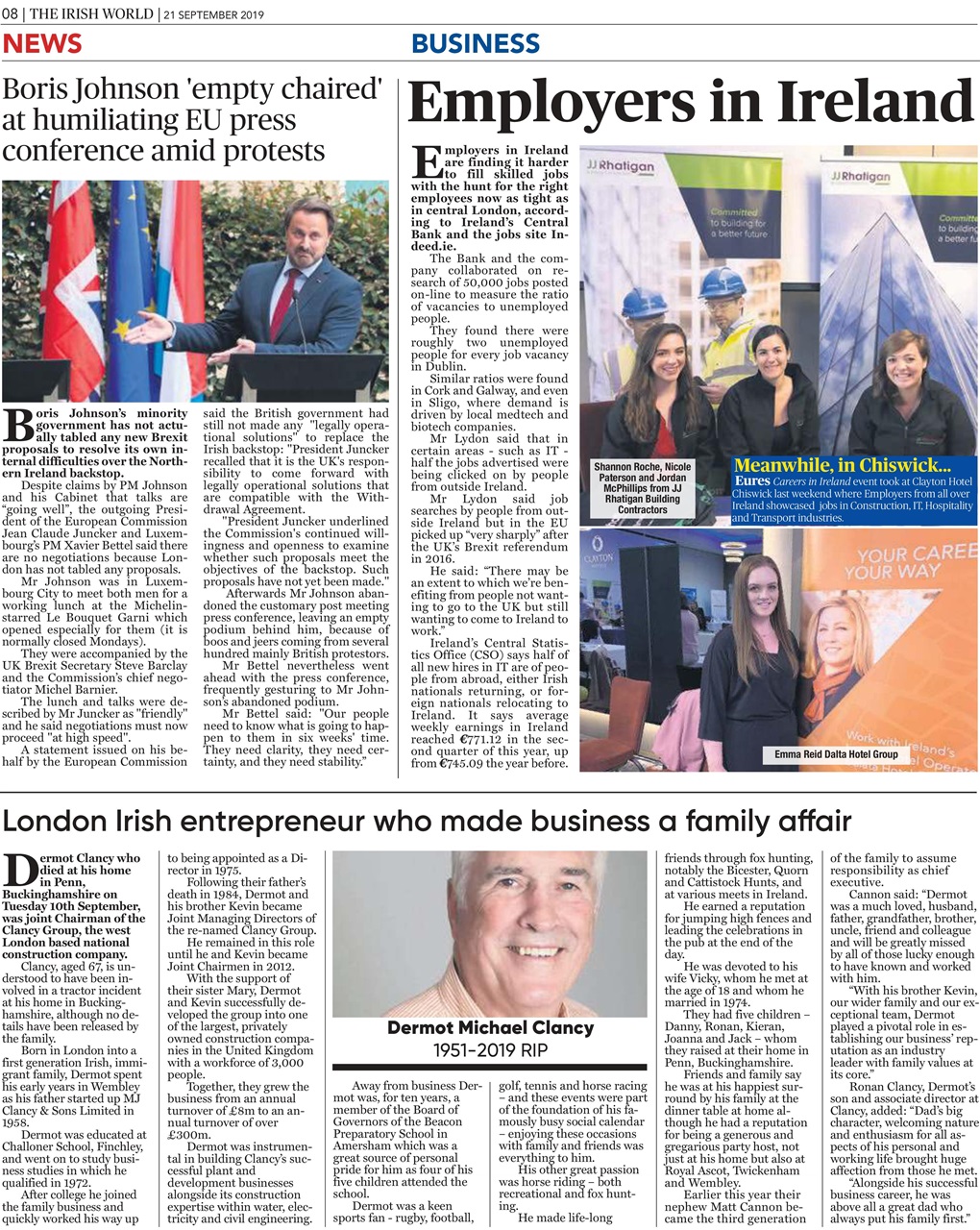 Irish World Preview Pages