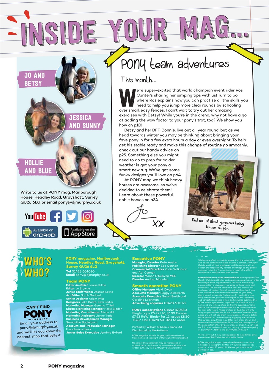 Pony Magazine Preview Pages