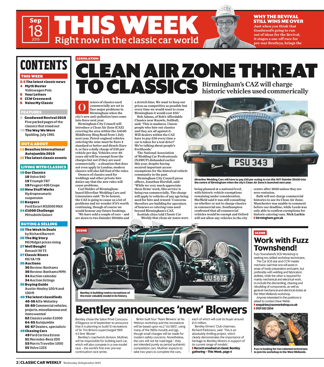 Classic Car Weekly Preview Pages