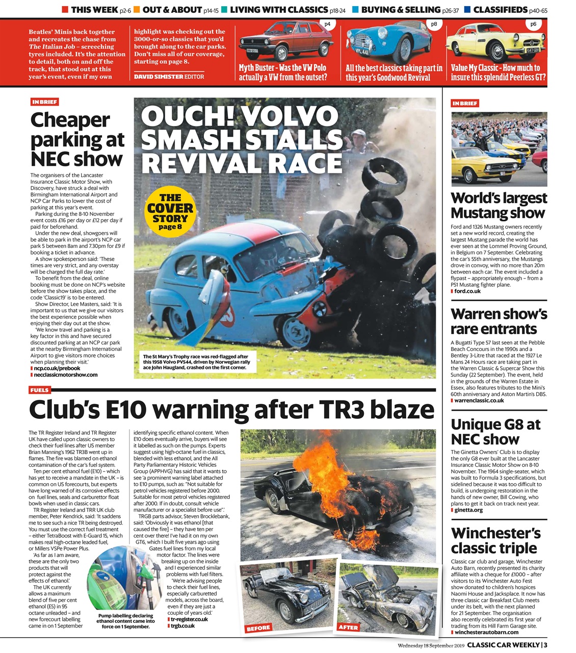 Classic Car Weekly Preview Pages