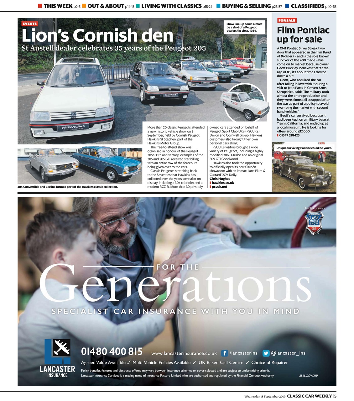 Classic Car Weekly Preview Pages