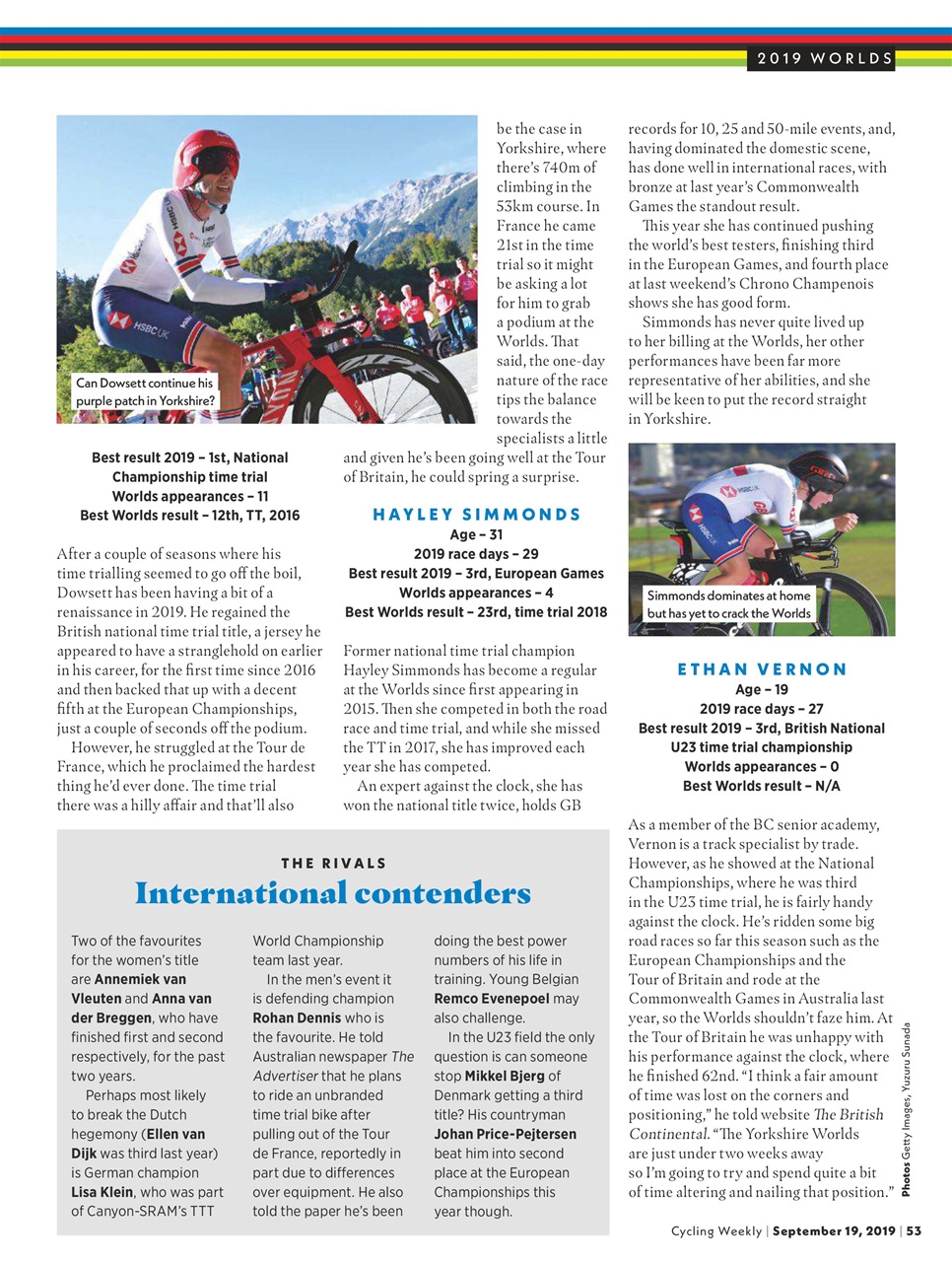 Cycling Weekly Preview Pages
