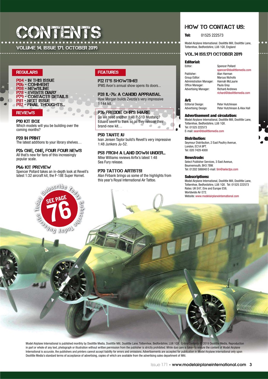 Model Airplane International Preview Pages