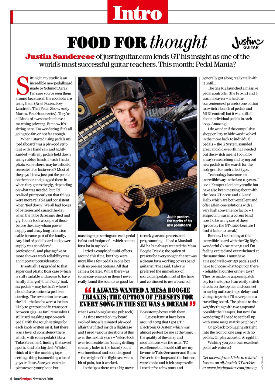 Guitar Techniques Preview Pages