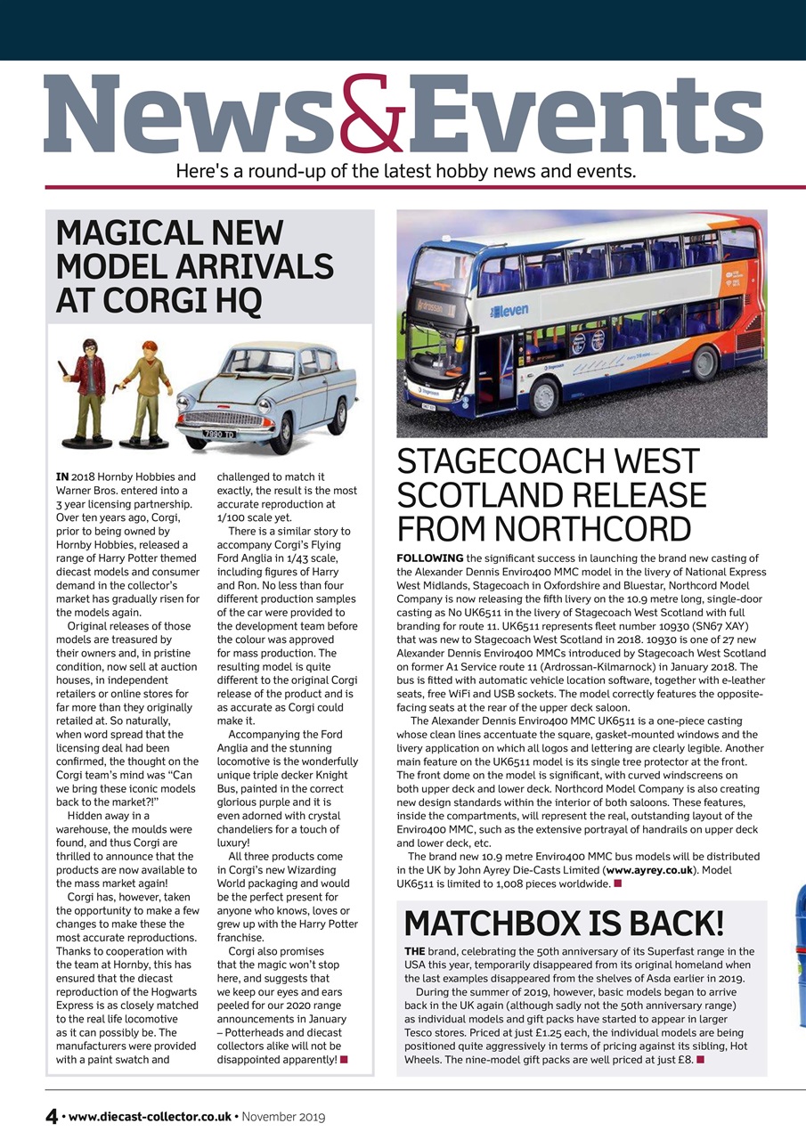 Diecast Collector Preview Pages