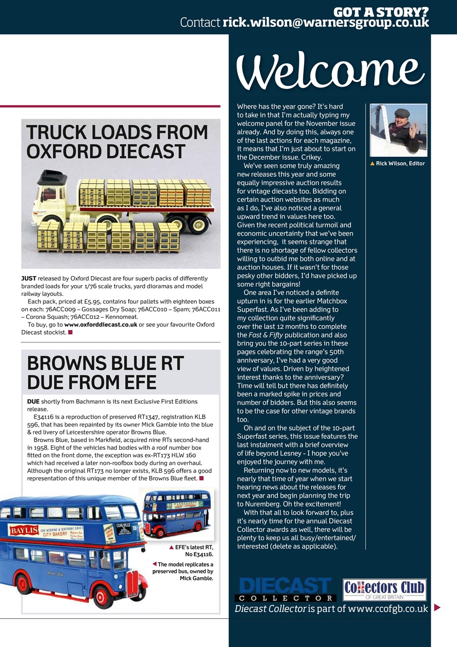 Diecast Collector Preview Pages