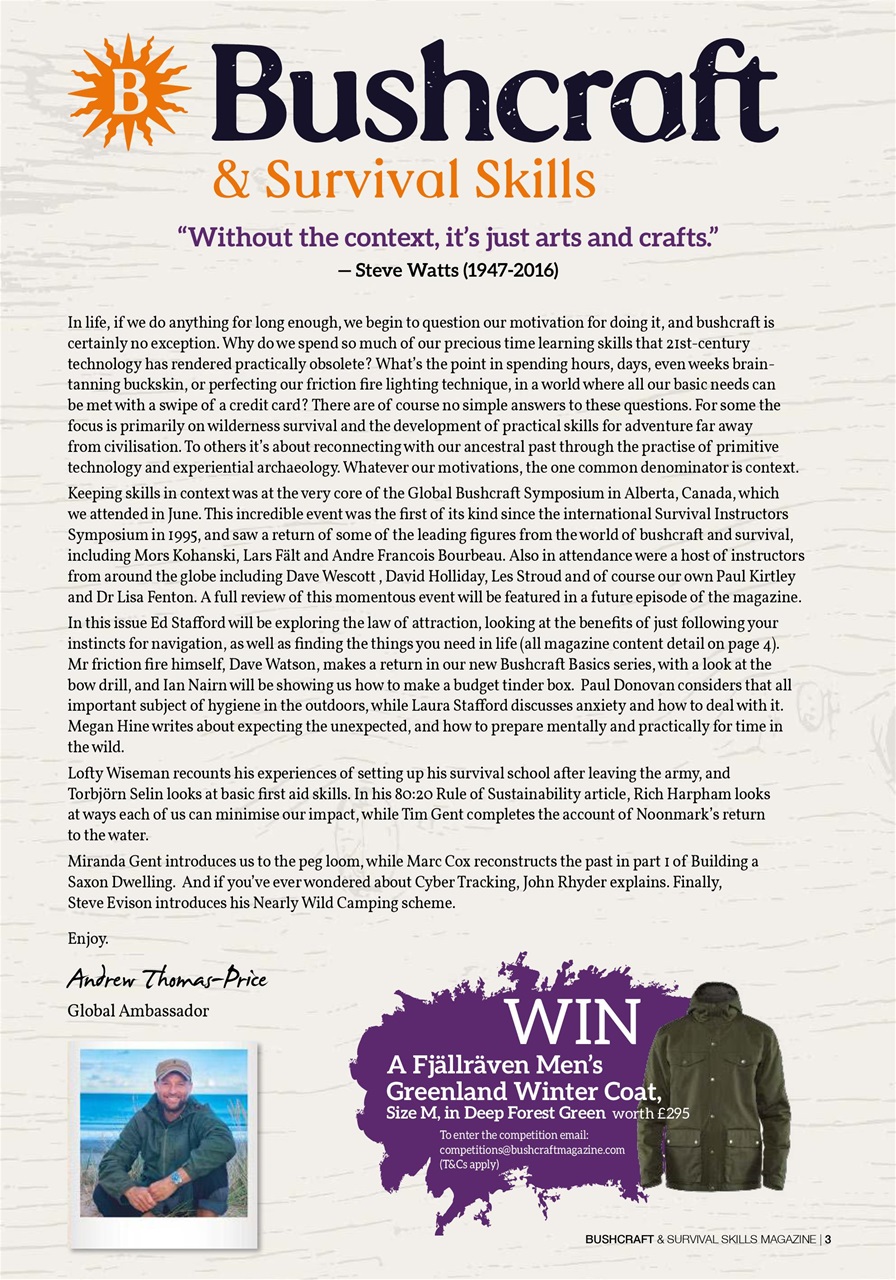 Bushcraft & Survival Skills Magazine Preview Pages