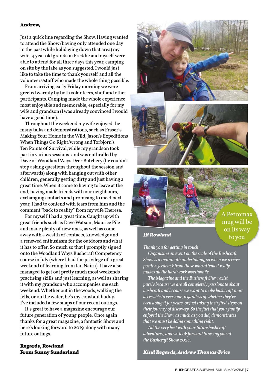 Bushcraft & Survival Skills Magazine Preview Pages