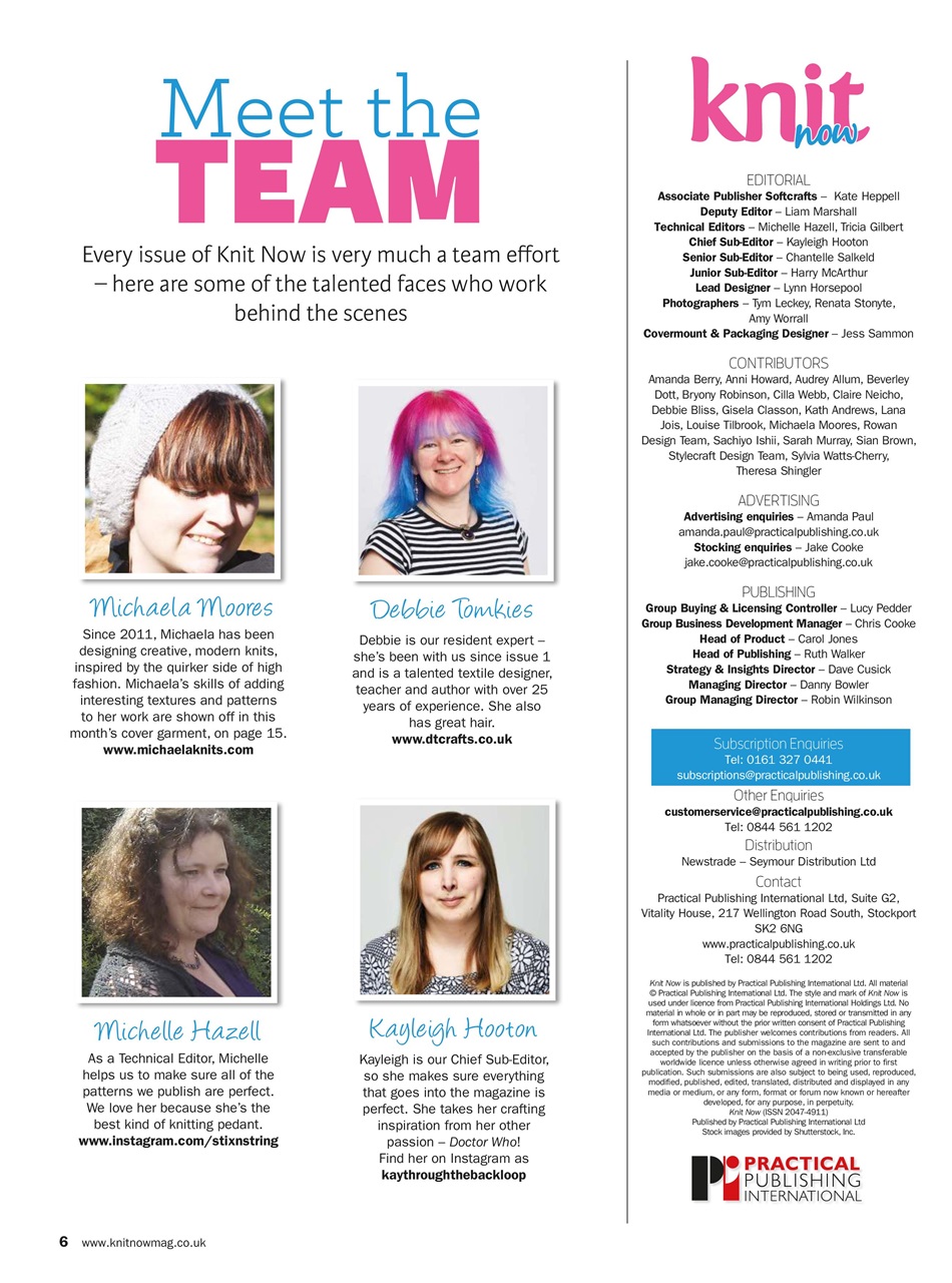 Knit Now Preview Pages