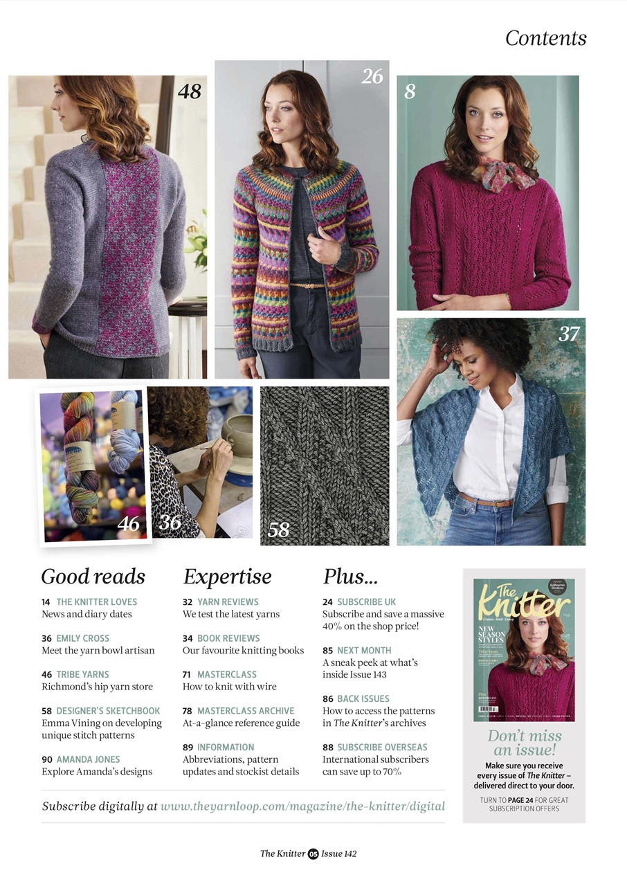 The Knitter Preview Pages