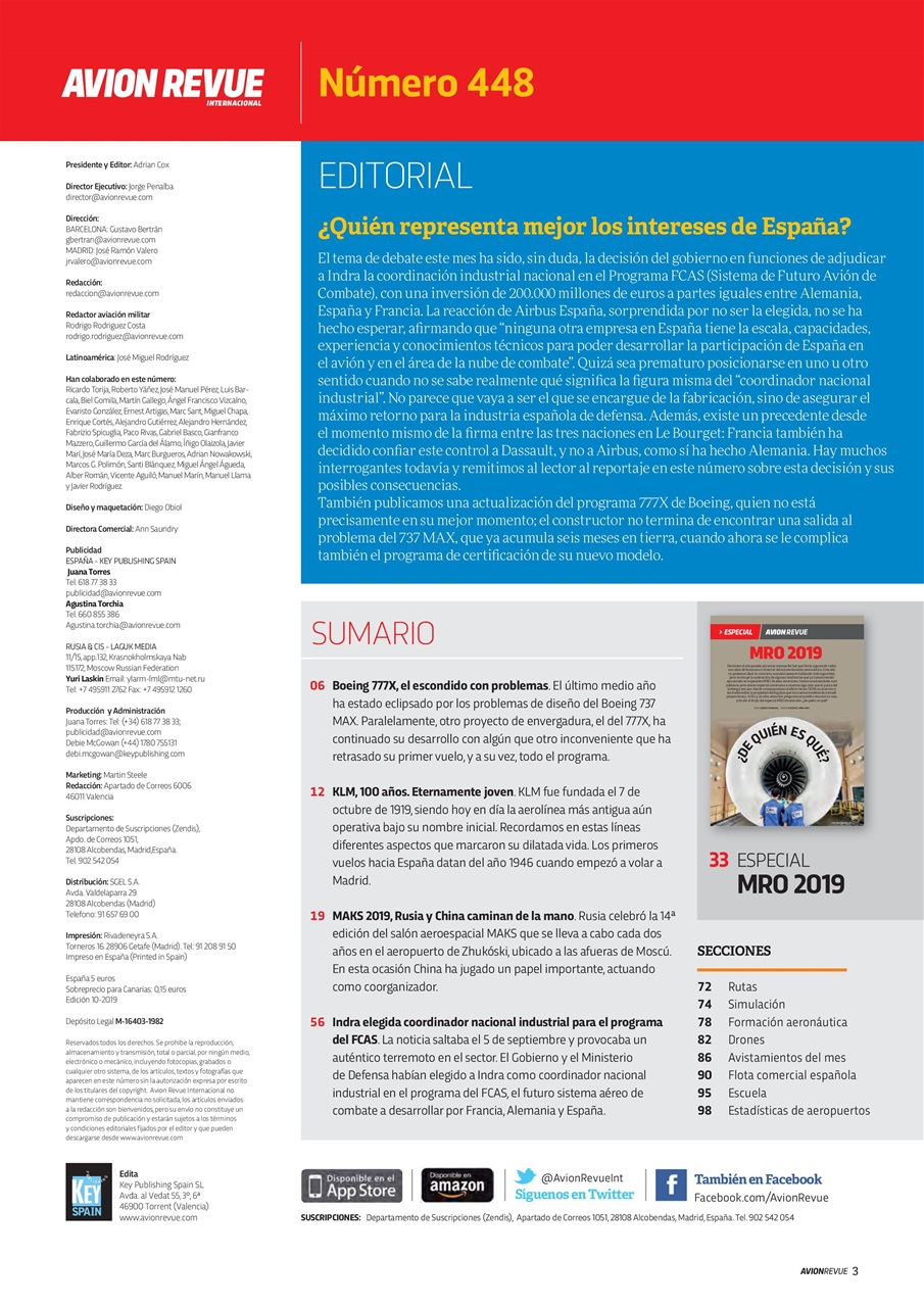 Avion Revue Internacional Preview Pages