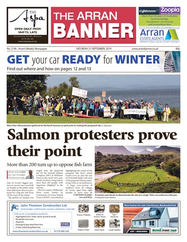 Arran Banner issue 21/09/2019