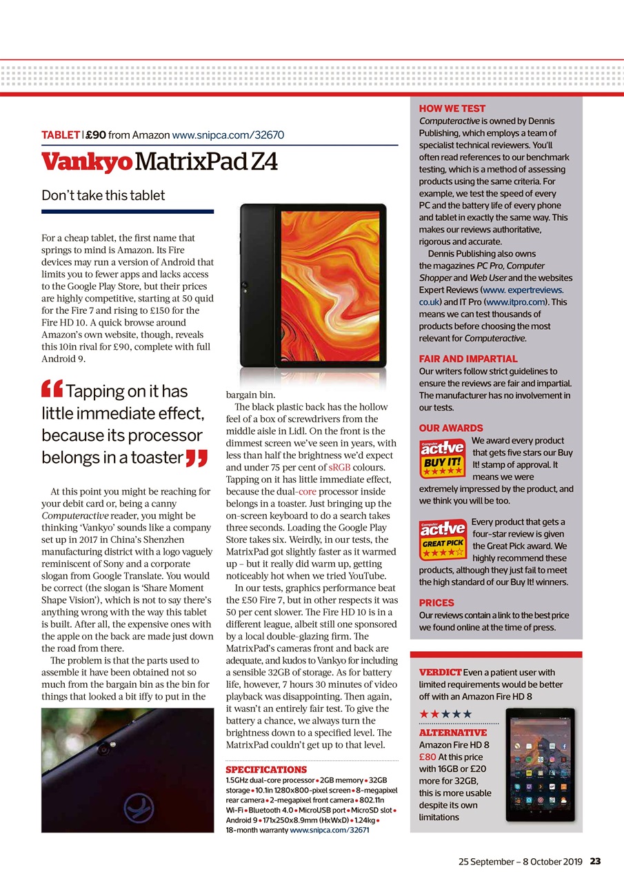 Computer Active Preview Pages