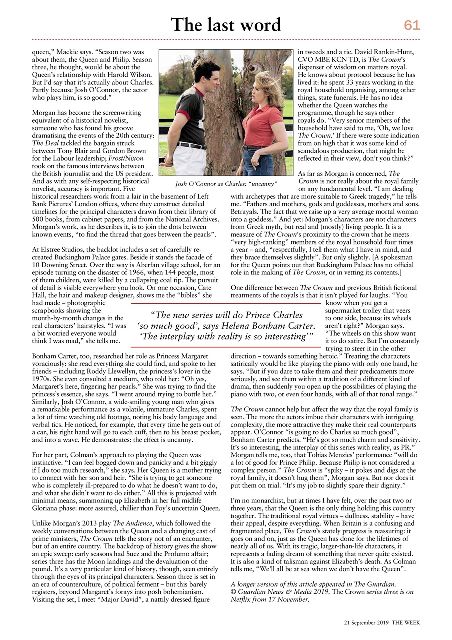 The Week Preview Pages