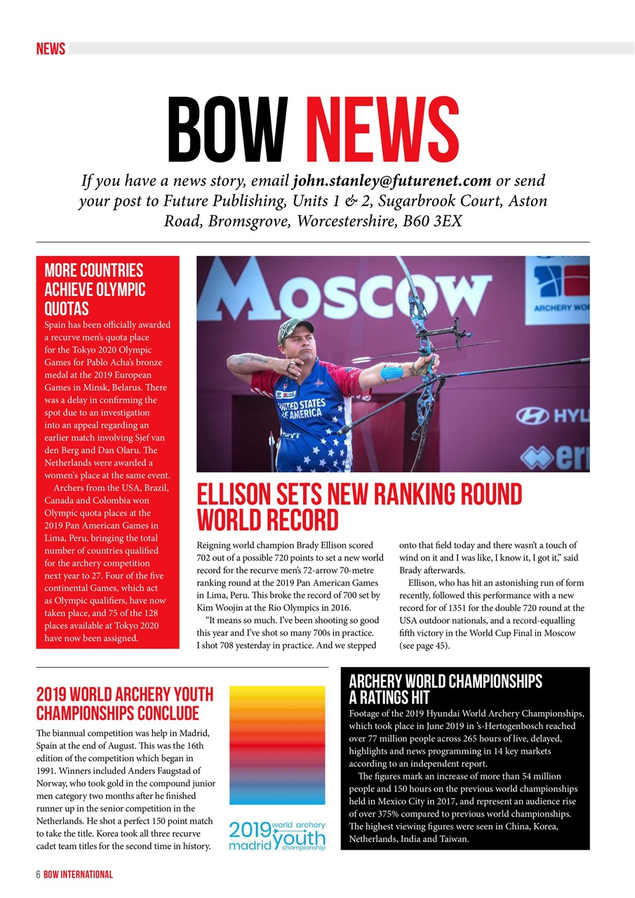 Bow International Preview Pages