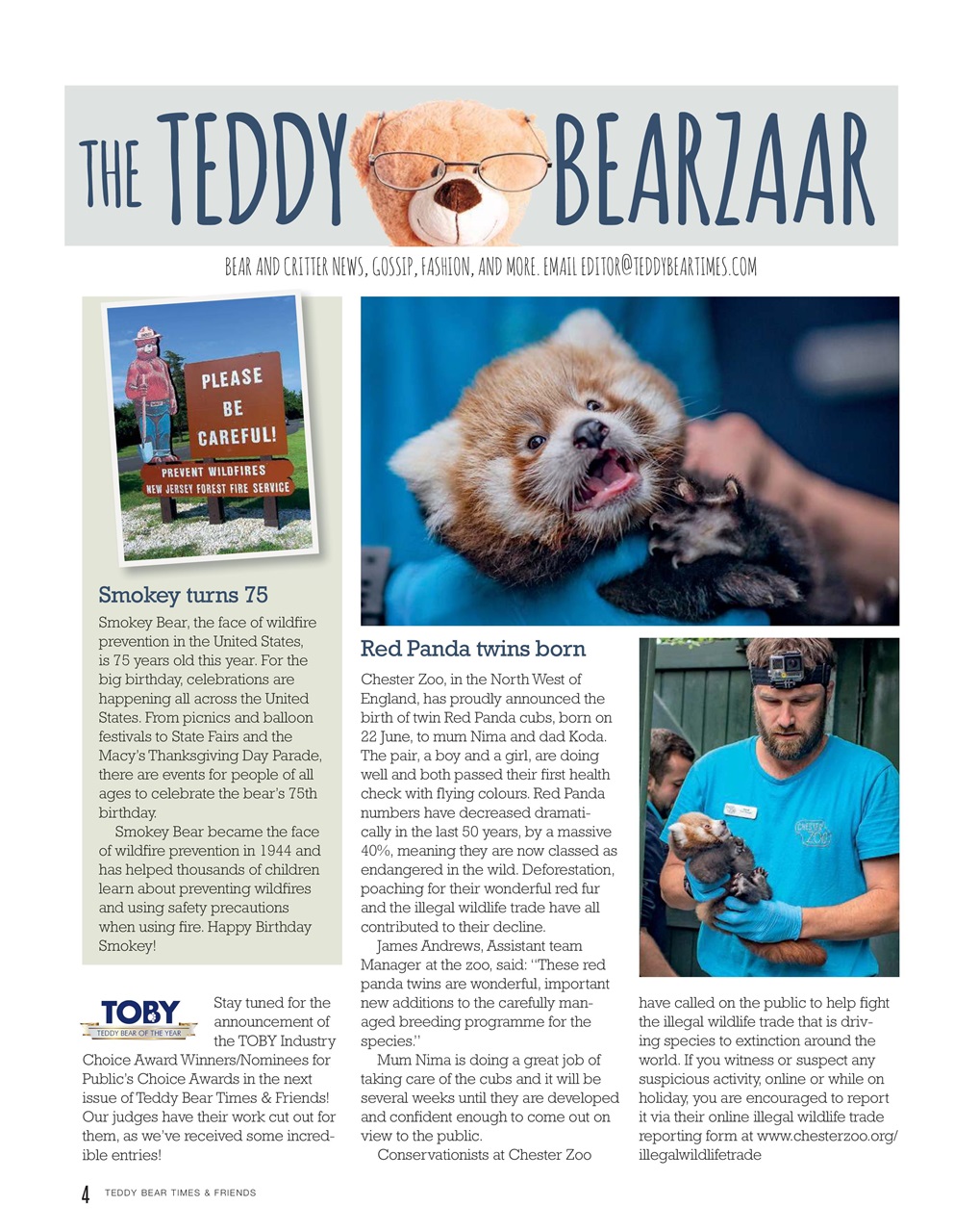 Teddy Bear Times Preview Pages