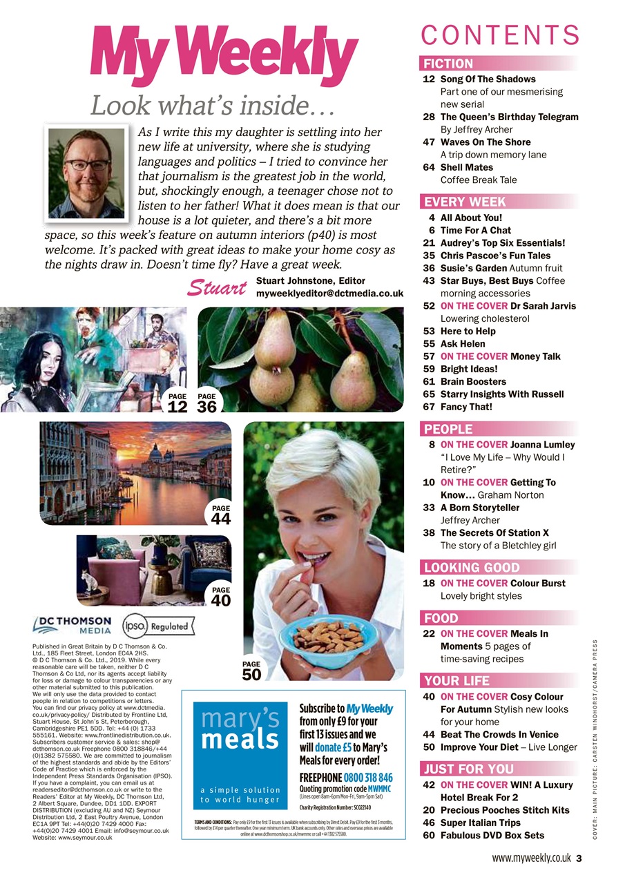 My Weekly Preview Pages