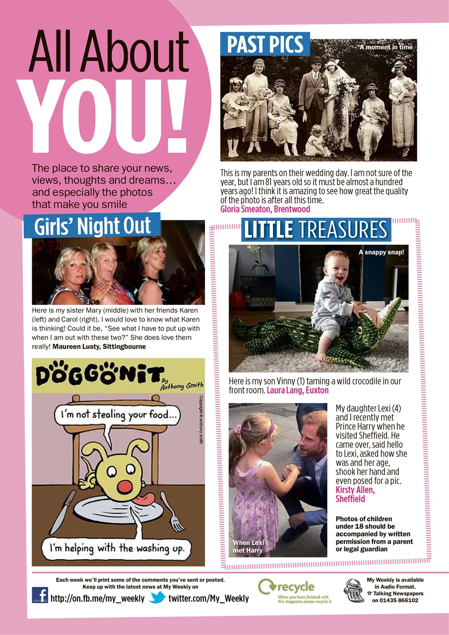 My Weekly Preview Pages