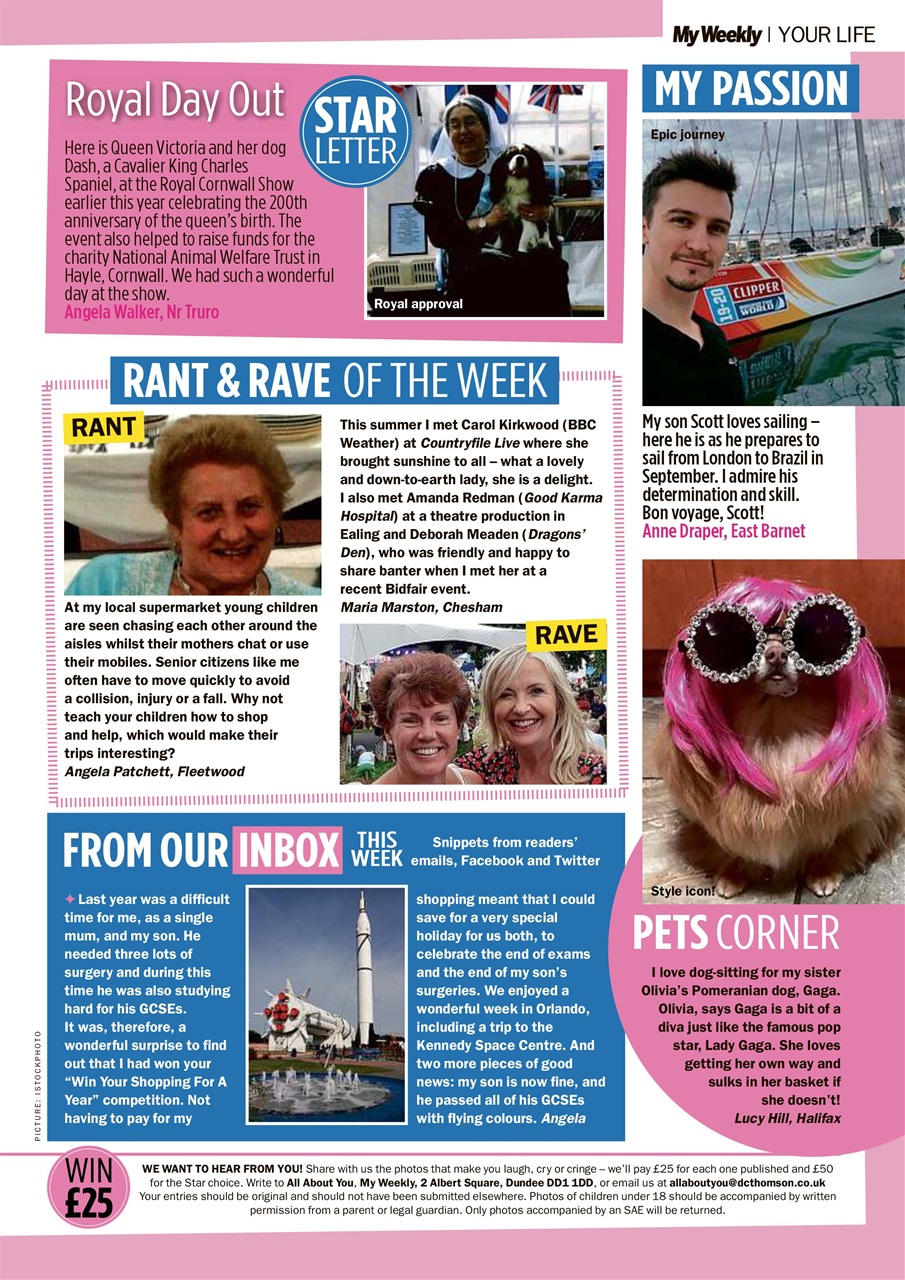 My Weekly Preview Pages