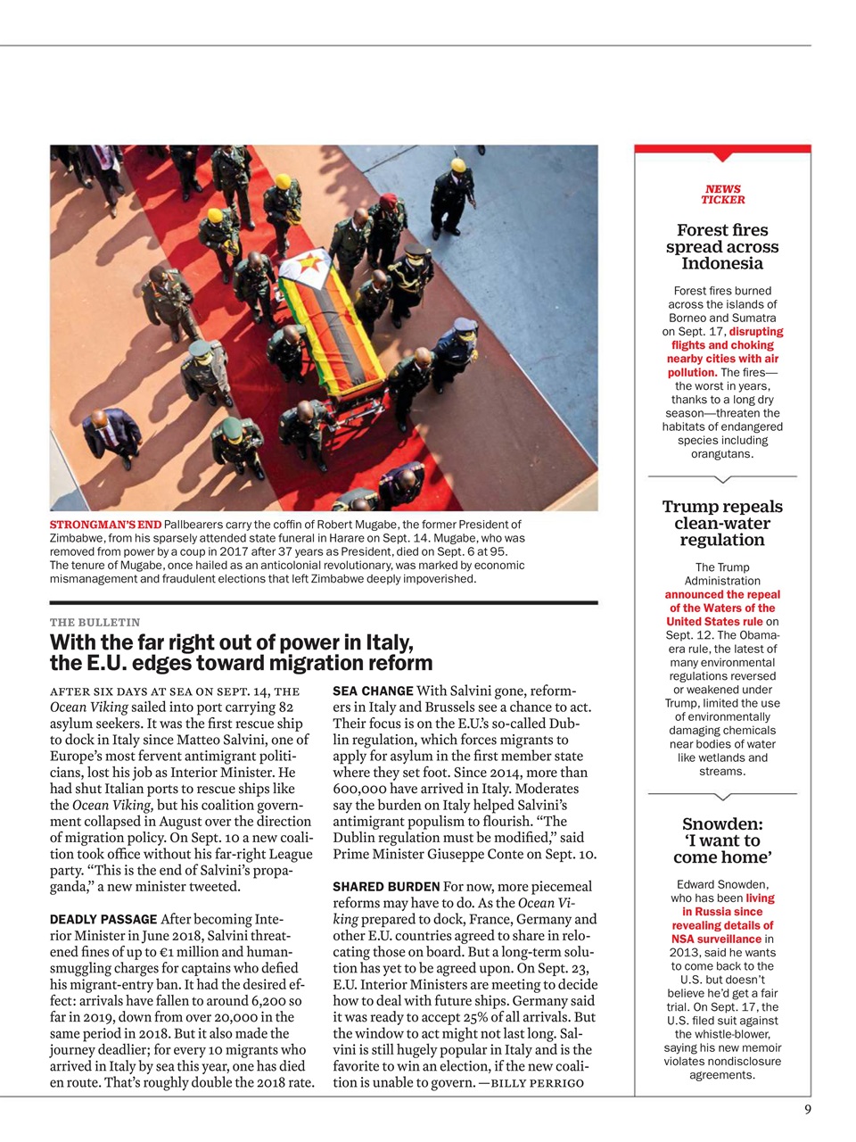 TIME Magazine Europe Preview Pages