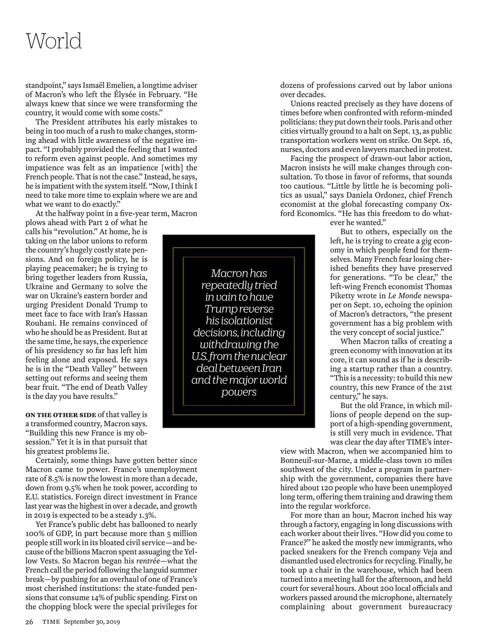 TIME Magazine Europe Preview Pages