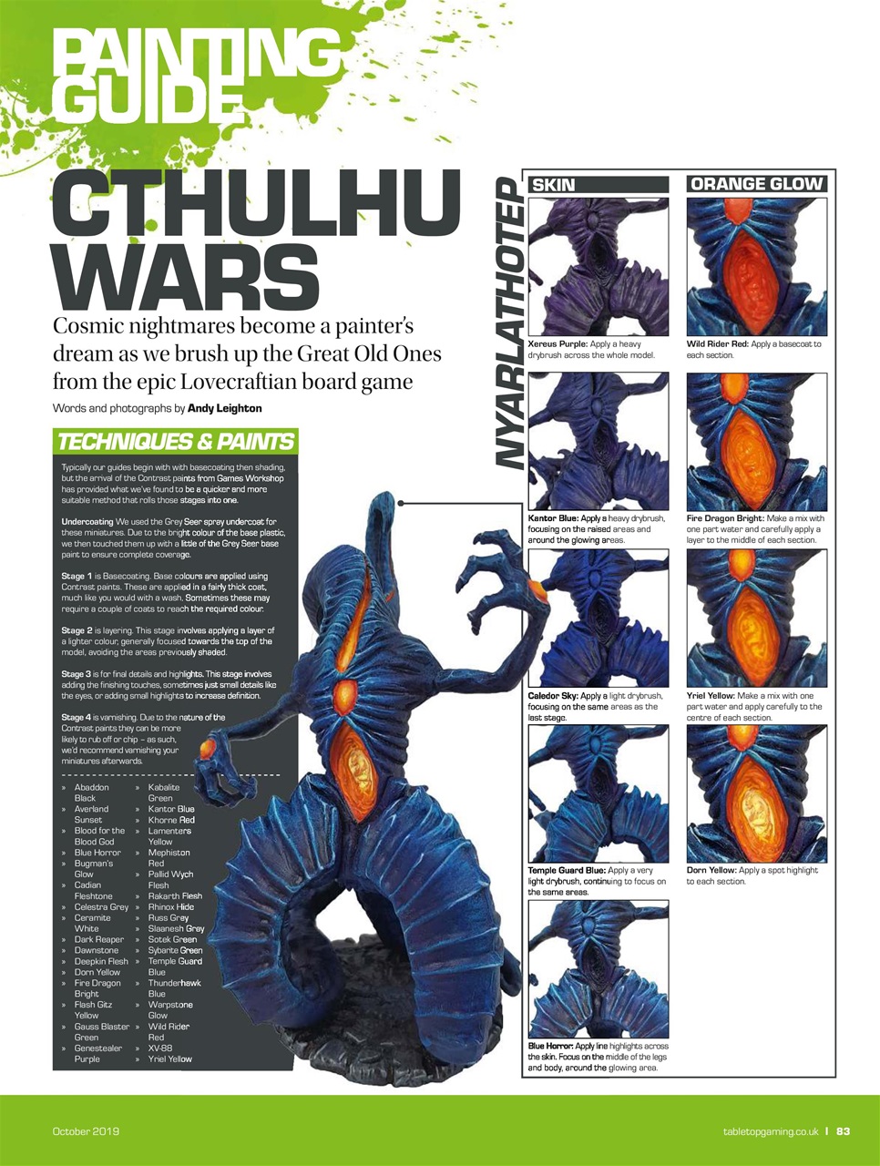 Tabletop Gaming Preview Pages