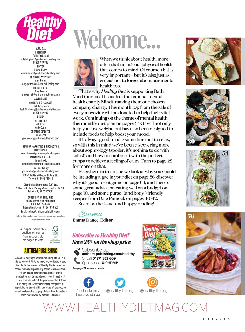 Healthy Diet Preview Pages