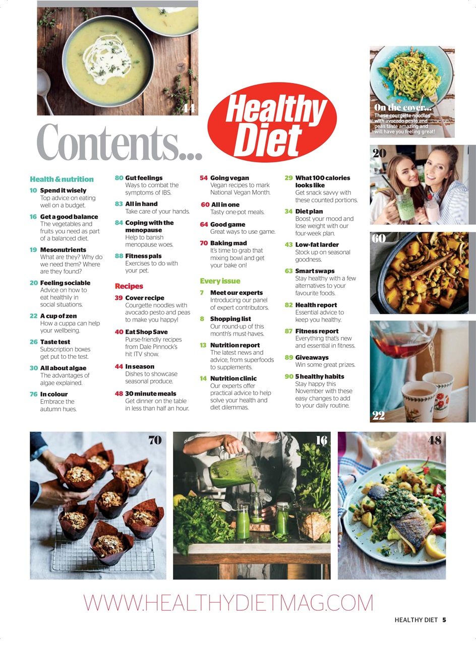 Healthy Diet Preview Pages