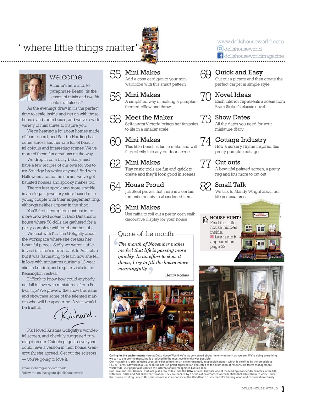 Dolls House World Preview Pages